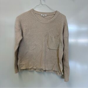 Madewell Chunky Sweater - XS - Beige